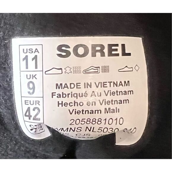Sorel Explorer II Joan Cozy (Women) - Black/Tea Light NWOB Size 11 - Picture 7 of 7